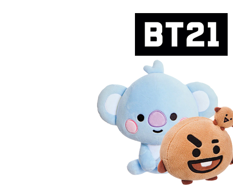 Mascotte di peluche#I personaggi preferiti di BT21 a portata di mano!