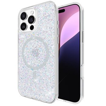 Case-Mate Twinkle Disco MagSafe do iPhone 16 Pro Max – Olśniewające Etui z Brokatem