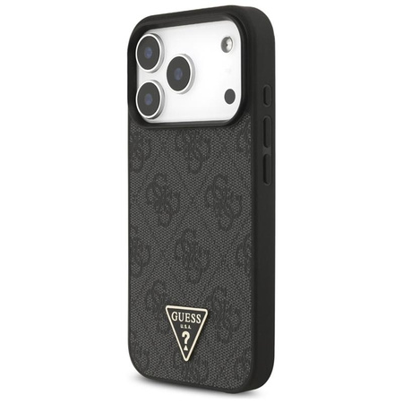 Guess 4G Strap Triangle Logo MagSafe - Pouzdro iPhone 17 Pro (černé)