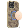 Guess 4G Kollektion MagSafe - iPhone 13 Pro Max Tasche (braun)
