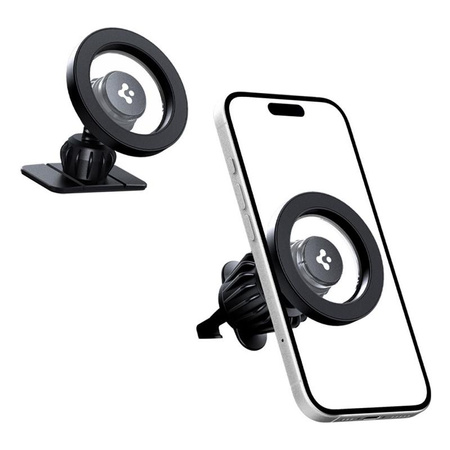 Spigen MFT13 Magnetic Dashboard & Vent Car Mount – Magnetische Auto-Halterung MagSafe (Schwarz)