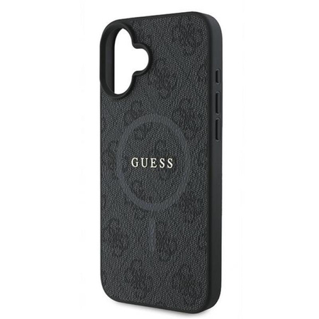 Guess 4G Ring Classic Logo MagSafe - iPhone 16 Plus tok (fekete)