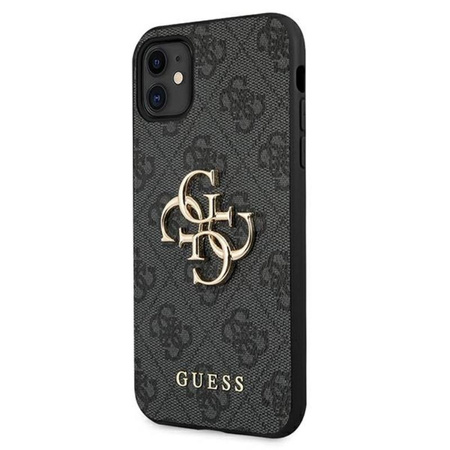 Guess 4G Big Metal Logo - pouzdro pro iPhone 11 (šedé)