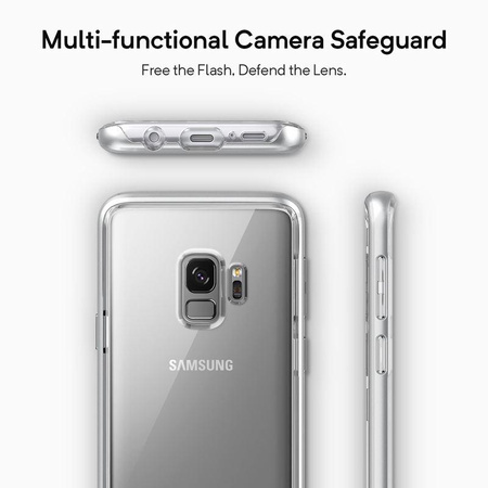 Étui Skyfall de Caseology - Étui pour Samsung Galaxy S9 (Argent)