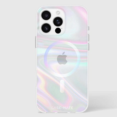 Case-Mate Soap Bubble MagSafe - Coque iPhone 16 Pro Max (Iridescent)