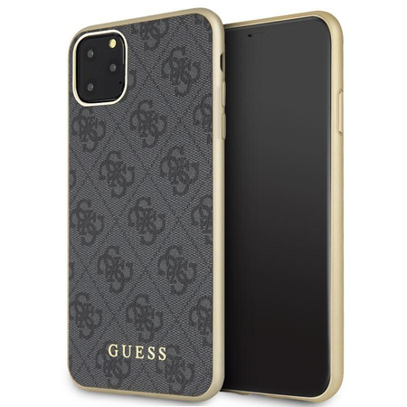 Guess 4G Charms Kollektion - iPhone 11 Pro Max Hülle (grau)