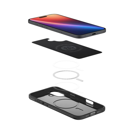 Spigen Thin Fit MagSafe - tok iPhone 16 Plus készülékhez (fekete)