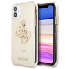 Guess Glitter 4G Big Logo - Etui iPhone 11 (złoty)