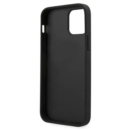 Guess V Quilted - Etui iPhone 12 Pro Max (czarny)