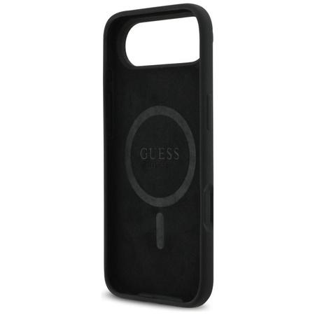 Guess Silicone Triangle Logo MagSafe - Case iPhone Air (black)