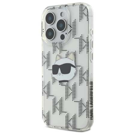 Karl Lagerfeld IML Choupette Head Electroplated - iPhone 16 Pro Max Case (Transparent)