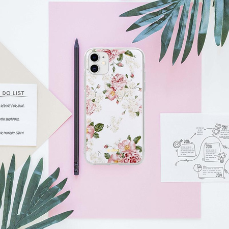 Crong Flower Case - iPhone 11 tok (minta 02)
