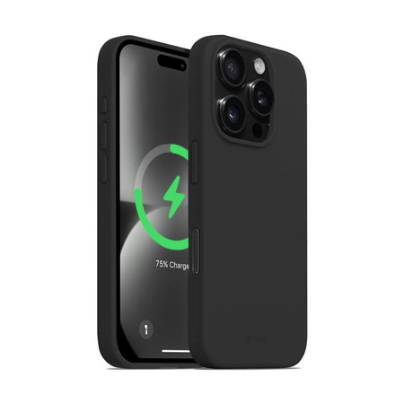 Crong színes tok mágneses tok - iPhone 16 Pro MagSafe tok (fekete)