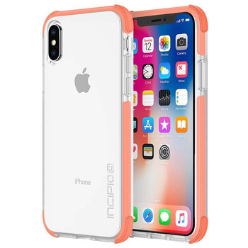 Incipio Reprieve SPORT - Coque pour iPhone Xs / X (Coral/Clear)