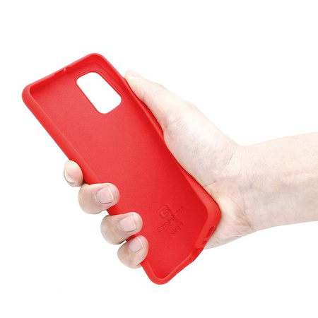 Crong Color Cover - Samsung Galaxy A41 tok (piros)