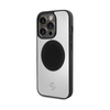 Mercedes Leather & Alu MagSafe - iPhone 15 Pro Case (silver)