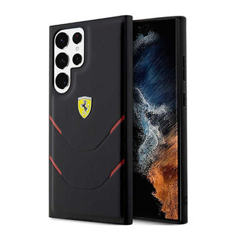 Ferrari Hot Stamp Lines - Etui Samsung Galaxy S23 Ultra (noir)