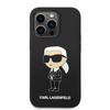 Karl Lagerfeld Silikon NFT Ikonik MagSafe - iPhone 14 Pro Tasche (schwarz)