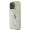 Coque Guess Fixed Glitter Big 4G - iPhone 16 Pro Max (Or)