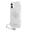 Guess 4G Big Logo Charm - iPhone 11 Hülle (silberne Charmes)