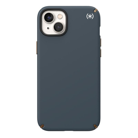 Speck Presidio2 Pro - Coque antibactérienne pour iPhone 14 Plus (Charcoal / Cool Bronze / Slate)