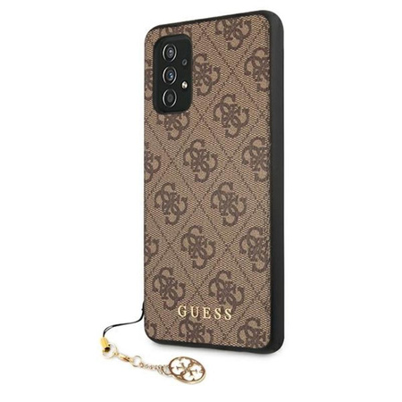 Guess 4G Charms Collection - Etui Samsung Galaxy A52 / A52S (brązowy)