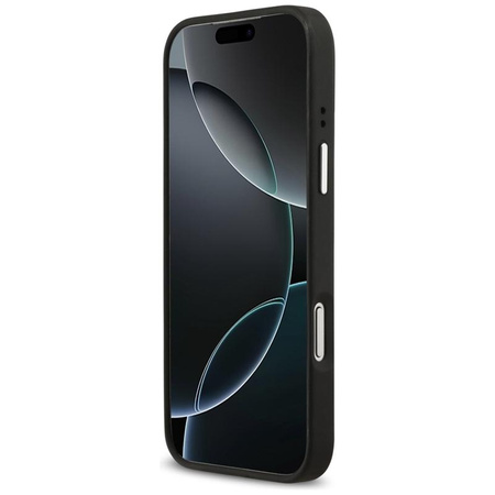 Guess Grained Big 4G Classic Logo - Hülle iPhone 17 Pro Max (schwarz)