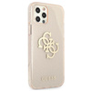 Guess Glitter 4G Big Logo - iPhone 12 / iPhone 12 Pro Case (Gold)