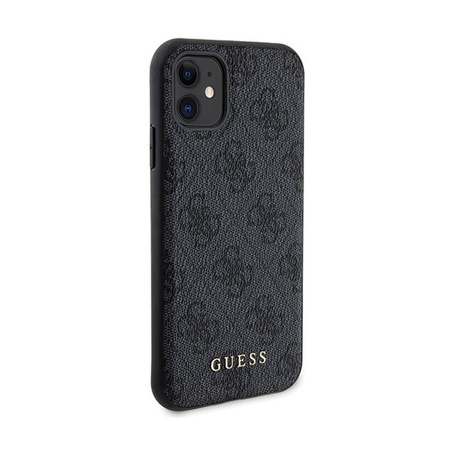 Guess Bundle Pack MagSafe 4G Metal Gold Logo - sada pouzdra + Power Bank 5000mAh MagSafe iPhone 11 (černá)