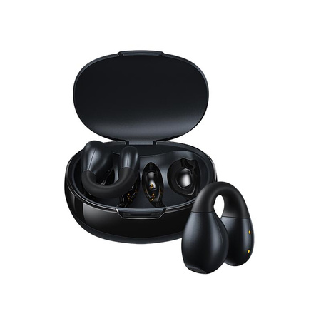 WEKOME VA12 Clip-On - V5.2 TWS Wireless Bluetooth Headphones with Charging Case (Black)