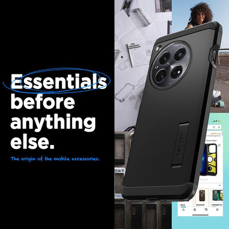Spigen Tough Armor - Etui do OnePlus 12 (Czarny)