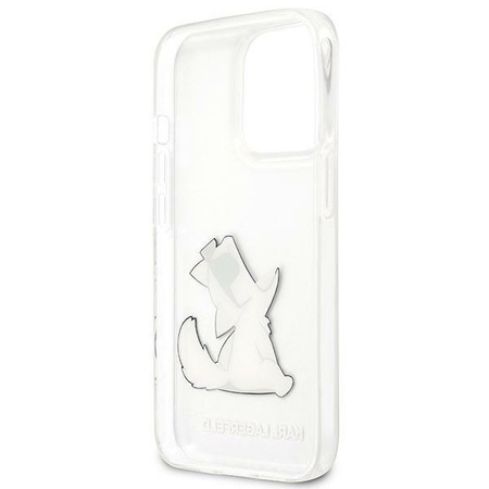 Karl Lagerfeld Choupette Fun Sunglasses - pouzdro na iPhone 14 Pro (průhledné)