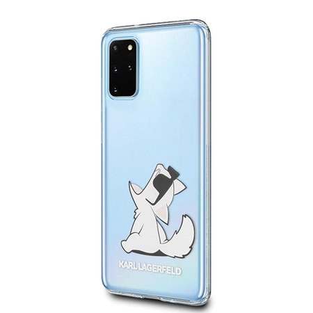 Karl Lagerfeld Choupette Fun Sunglasses - Pouzdro na Samsung Galaxy S20+ (průhledné)