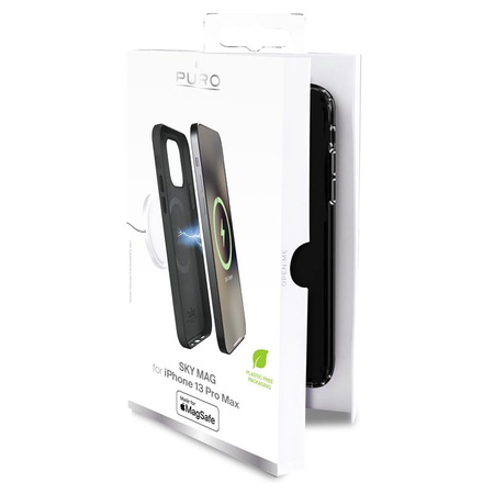 PURO SKYMAG - Étui pour iPhone 13 Pro Max avec certificat Made for MagSafe (noir)