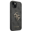 Guess 4G Big Metal Logo - Coque pour iPhone 14 Plus (gris)