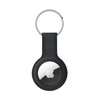 Crong Silicone Case with Key Ring - Etui de protection pour Apple AirTag (noir)