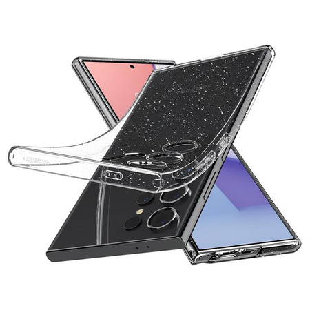 Spigen Liquid Crystal Glitter - Etui für Samsung Galaxy S24 Ultra (Transparent)