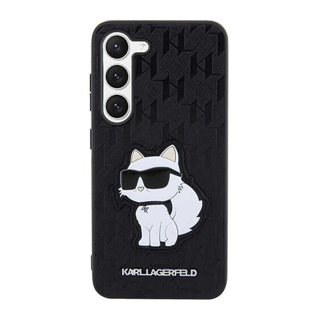 Karl Lagerfeld NFT Saffiano Monogram Choupette - Samsung Galaxy S23+ Case (black)