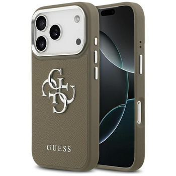 Guess Grained Big 4G Classic Logo - Case iPhone 17 Pro (brown)