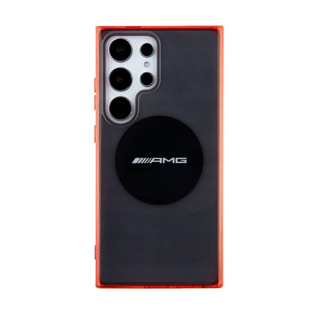 AMG Transparent Bicolor MagSafe - Etui Samsung Galaxy S24 Ultra (czarny)