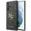 Guess 4G Big Metal Logo - Etui Samsung Galaxy S22 Ultra (szary)