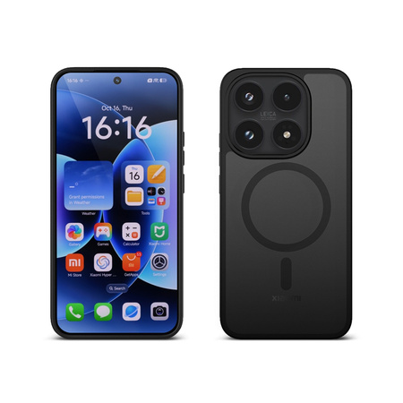 Crong Hybrid Matte Magnetic - Xiaomi 17 MagSafe Case (black)