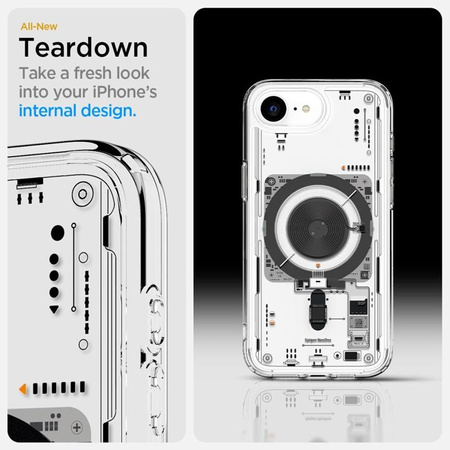 Spigen Ultra Hybrid MagSafe - Case for iPhone 16e (Zero One)