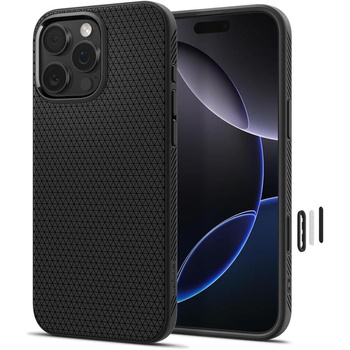 Spigen Liquid Air T MagSafe - Coque pour iPhone 16 Pro Max (Noir mat)