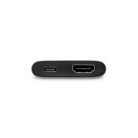 Adaptér Moshi USB-C - adaptér pro HDMI 4K a HDR s podporou 60W nabíjení Power Delivery (titanově šedý)