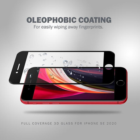 SZKŁO HARTOWANE NA EKRAN DO IPHONE SE 2022 | 2020 | 8 | 7, Ochronne z Ramką
