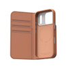 ETUI Z KLAPKĄ DO IPHONE 17 PRO do MAGSAFE MOSHI SKÓRZANE MAGNETYCZNE