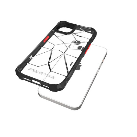 Element Case Special Ops X5 - Coque blindée pour iPhone 14 Plus (Mil-Spec Drop Protection) (transparent/noir)