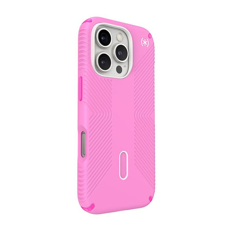 Speck Presidio2 Grip ClickLock & MagSafe - pouzdro pro iPhone 16 Pro (True Pink / Shocking Pink / White)