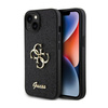 Guess Glitter Script Big 4G - iPhone 15 Plus tok (fekete)